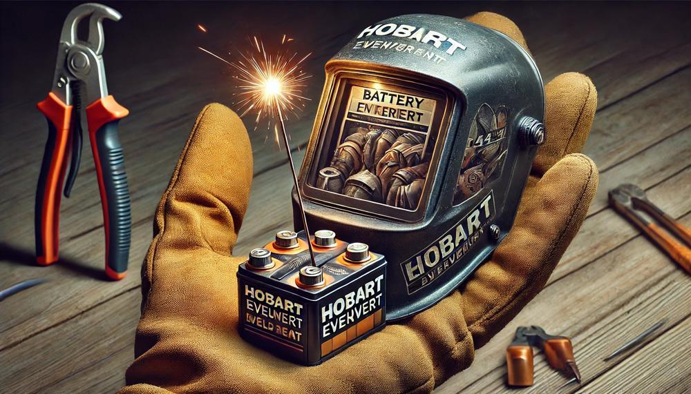 How To Change The Battery In Hobart Endeavor Welding Helmet-2